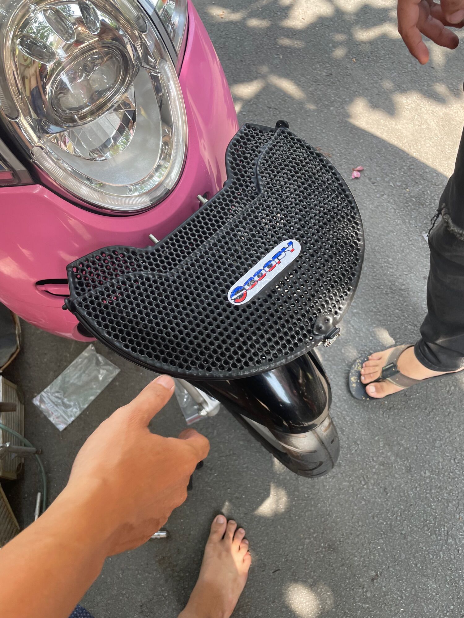 Rổ lưới xe scoopy 110