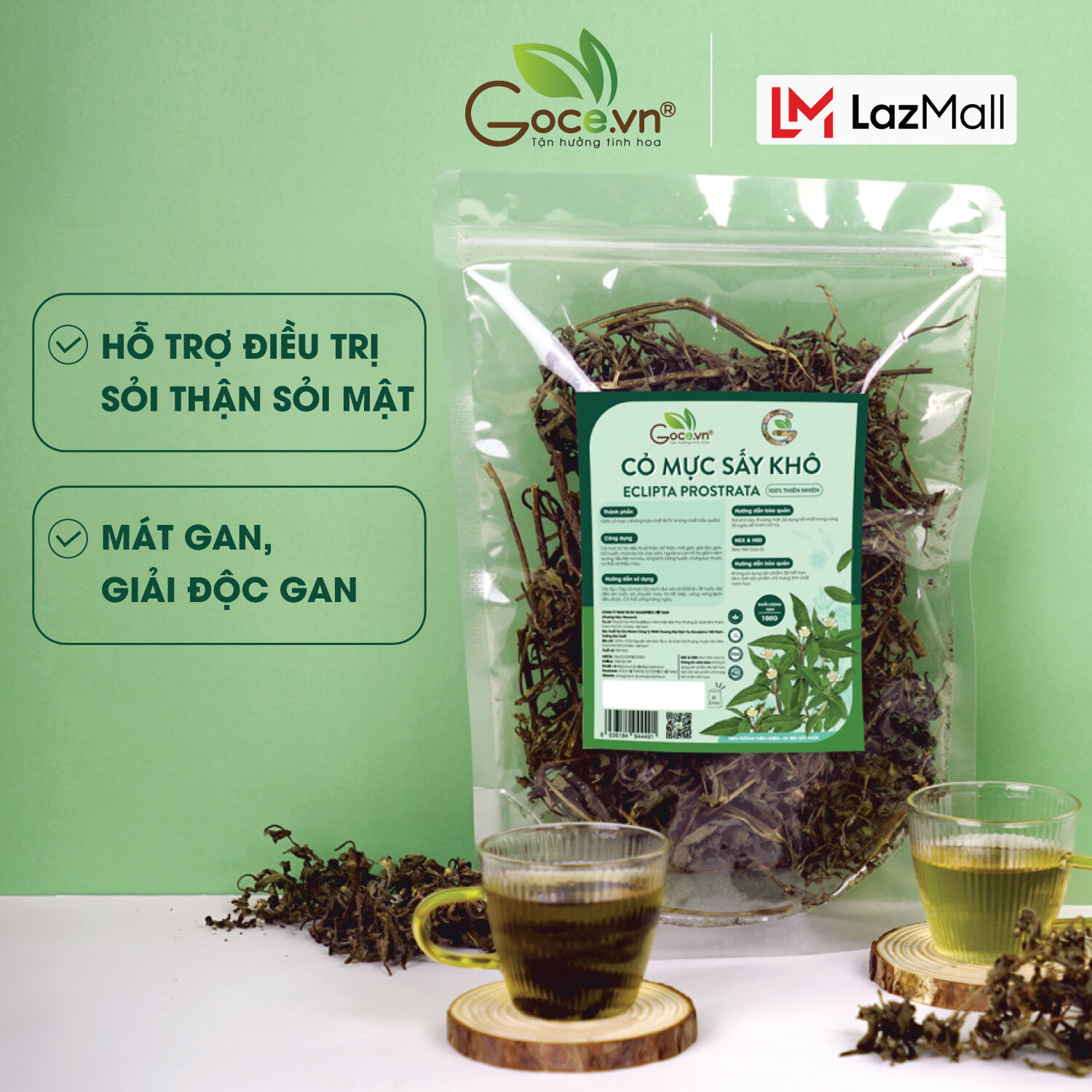 Cỏ mực khô goce - 100g
