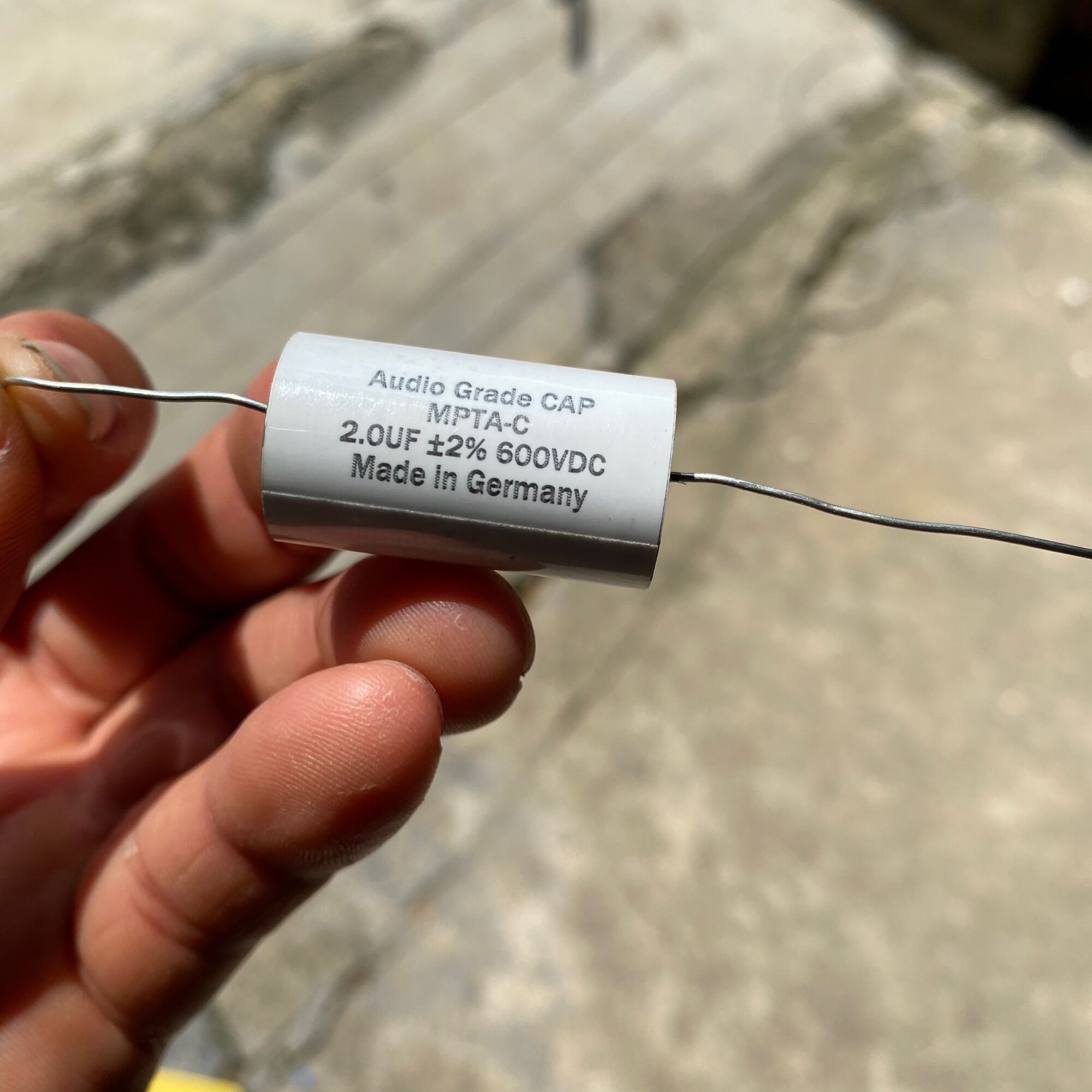 Tụ loa treble 2.0uf Audio Grade Cap 600vdc