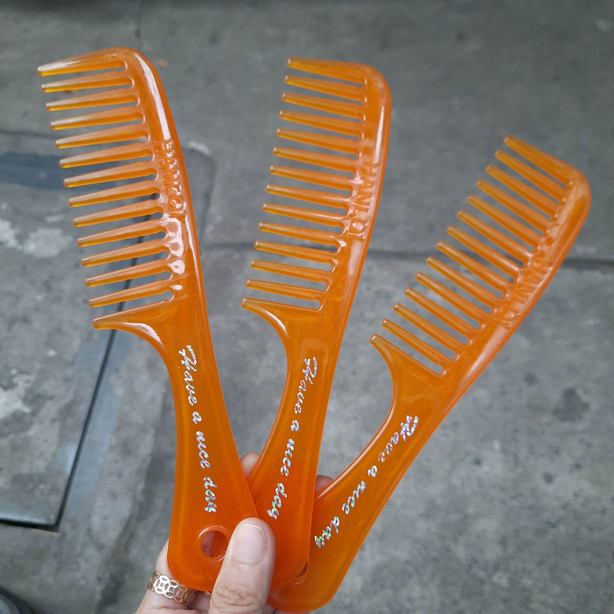 Lược thưa chải tóc rối,tóc xoăn cở vừa (dài 21cm)