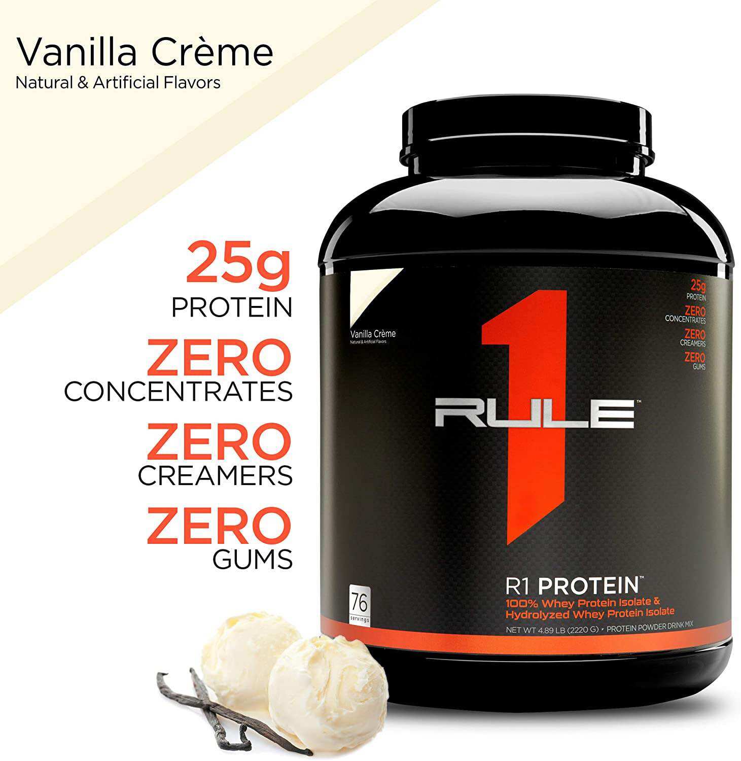 [Chính hãng] [Freeship] Sữa Tăng Cơ Whey RULE 1 Protein 2.3 KG