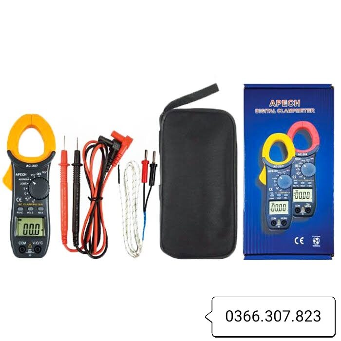 [HCM]Ampe kẹp dòng AC Apech AC-287
