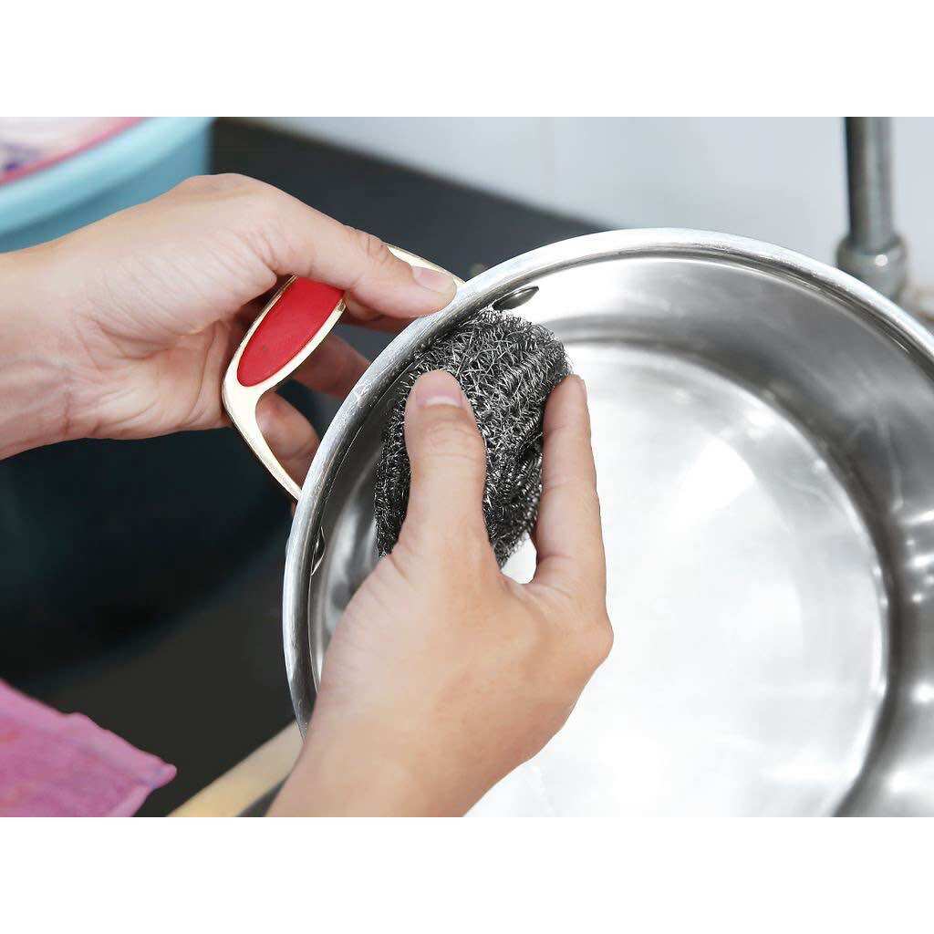 [Set 6 cái] Cước chà xoong nồi inox