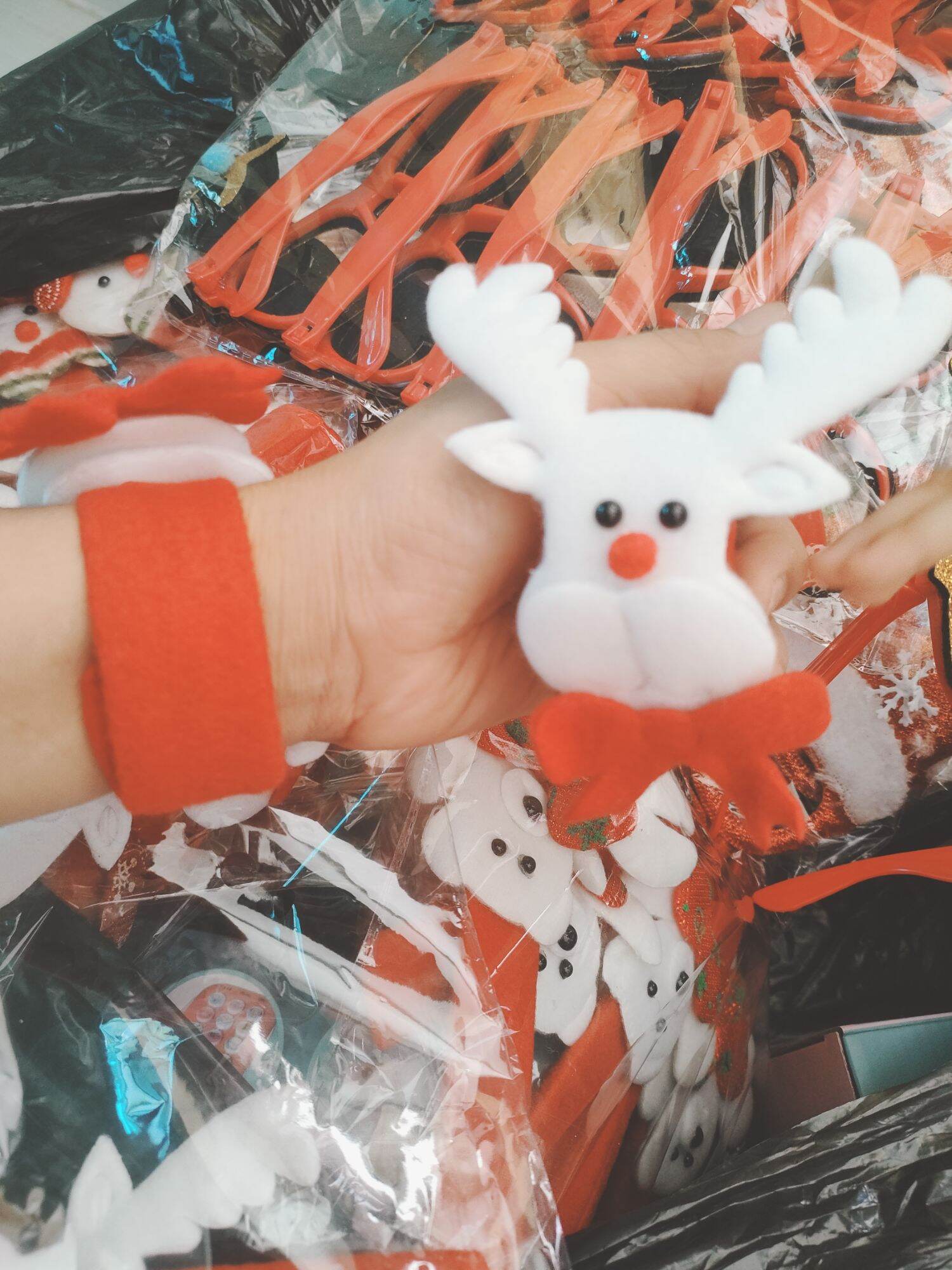 Phụ kiện đeo tay quấn tóc noel giá rẻ