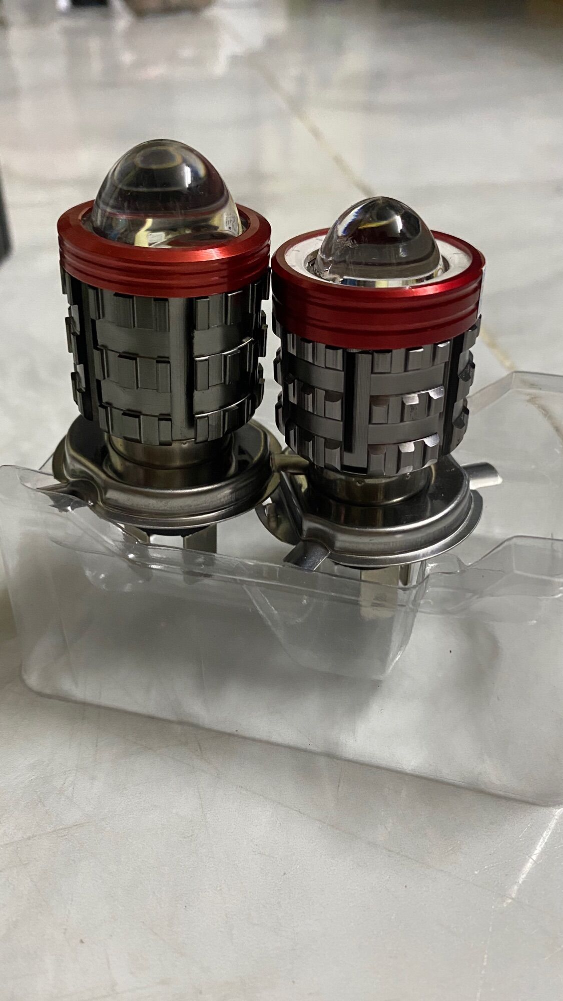 đèn H4 bi cầu BMA sáng 4 chế độ