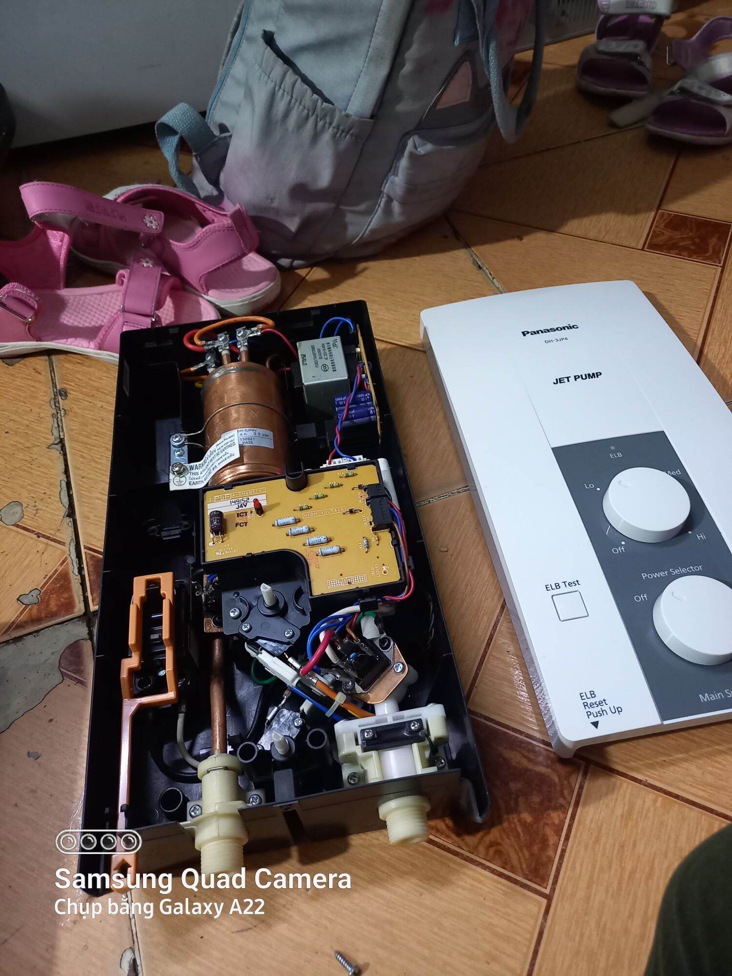 máy nước nóng panasonic có bơm