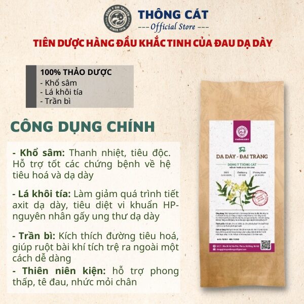 Combo  Dạ dày từ thảo mộc Thông Cát