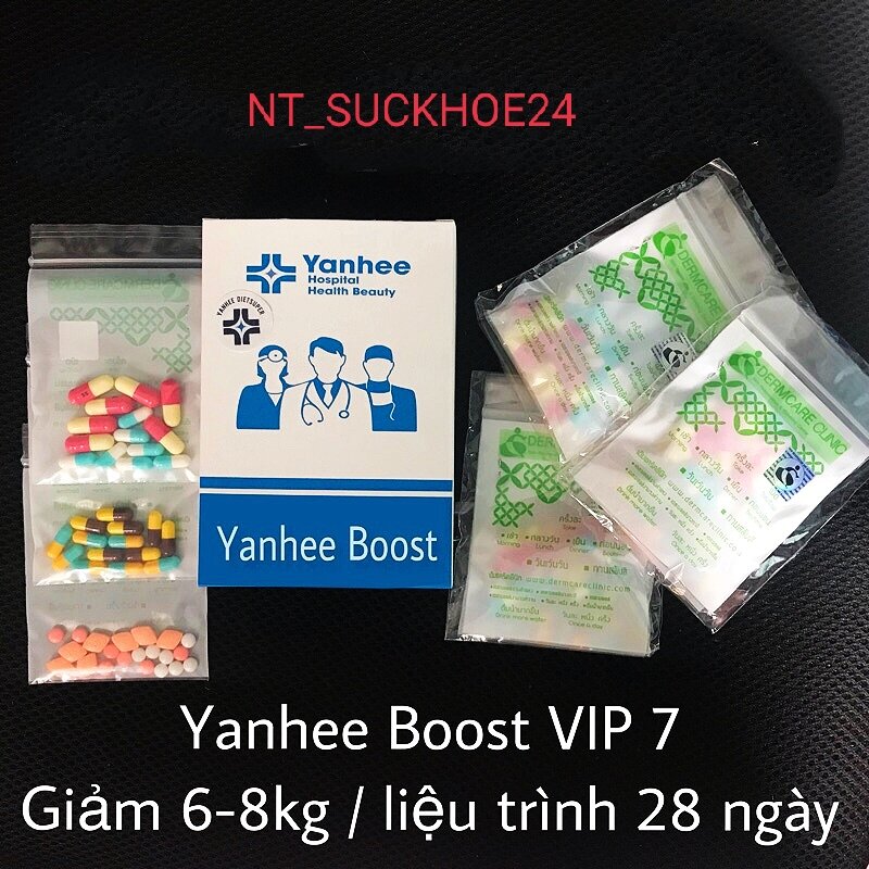 Giảm cân vip 7 PP Yanhee siêu mạnh dành cho cơ địa khó (liệu trình 14 ngày )
