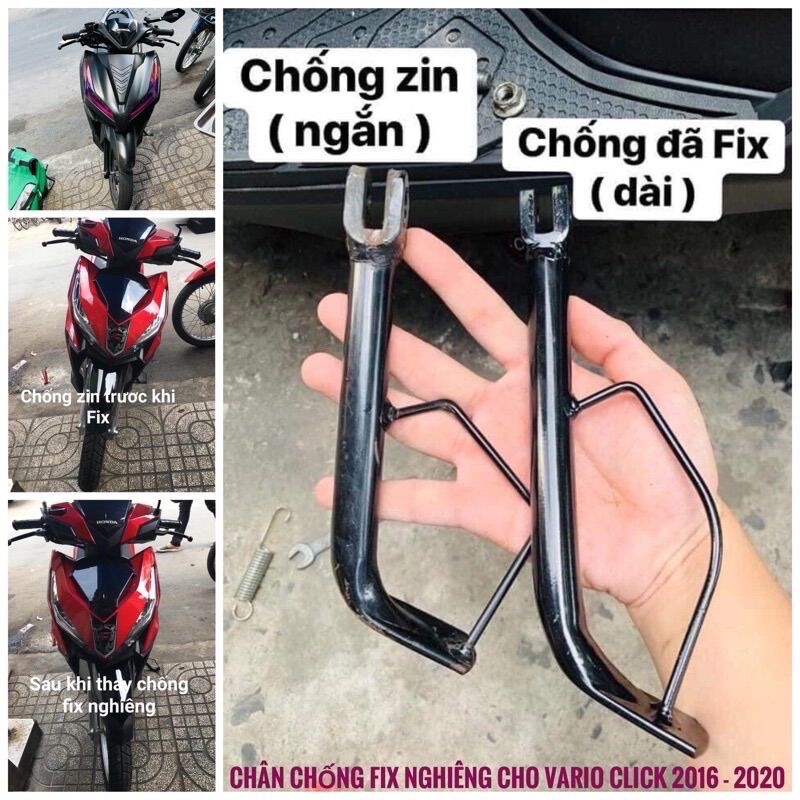 Chân chống fix nghiêng vario/click 2017/2018/2019/2020/2021