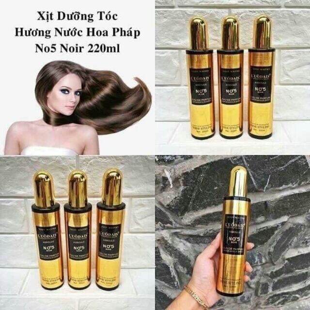 Xịt dưỡng tóc hương nước hoa No5
