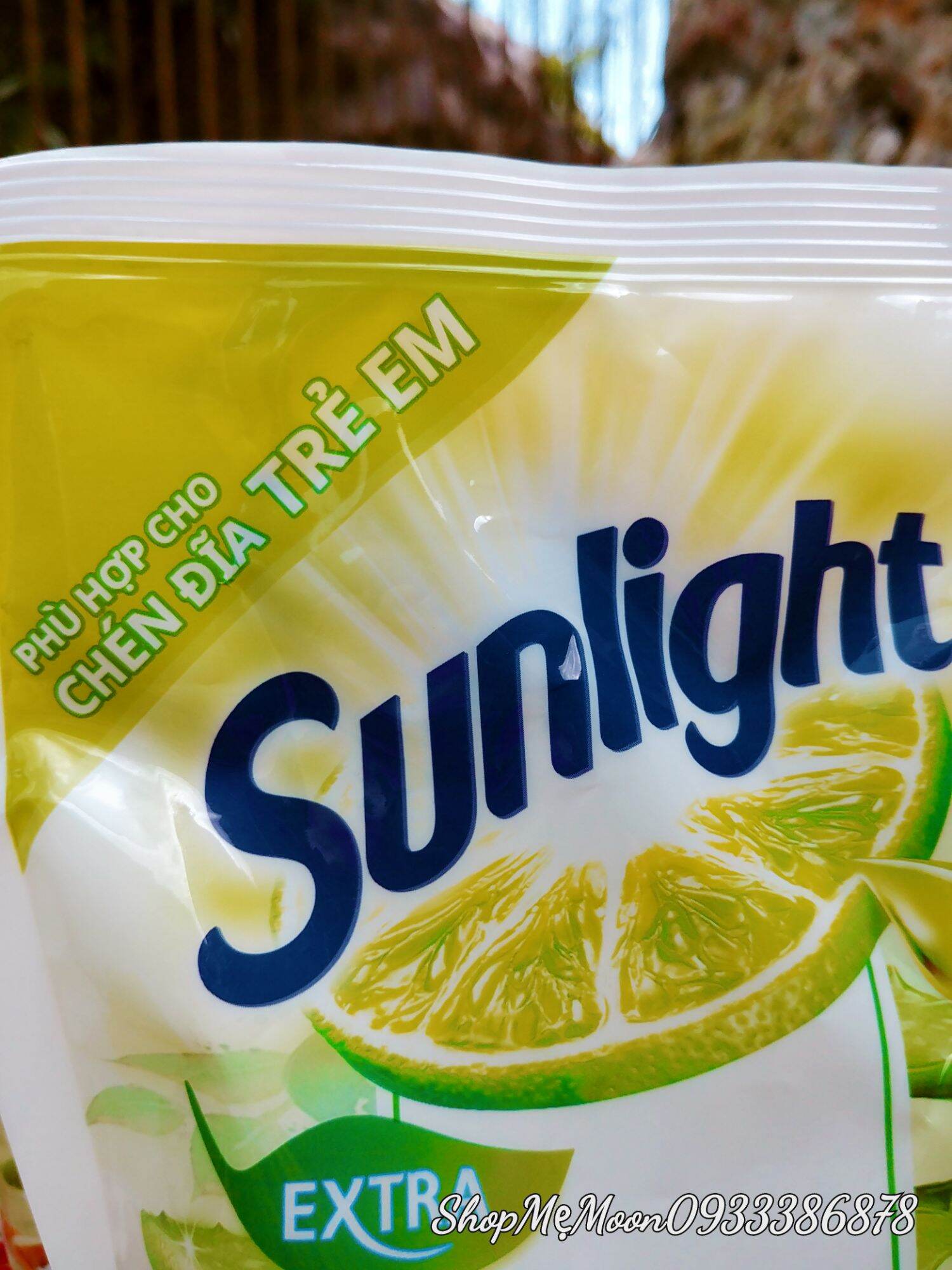 Nước rửa chén sunlight muối khoáng & lô hội