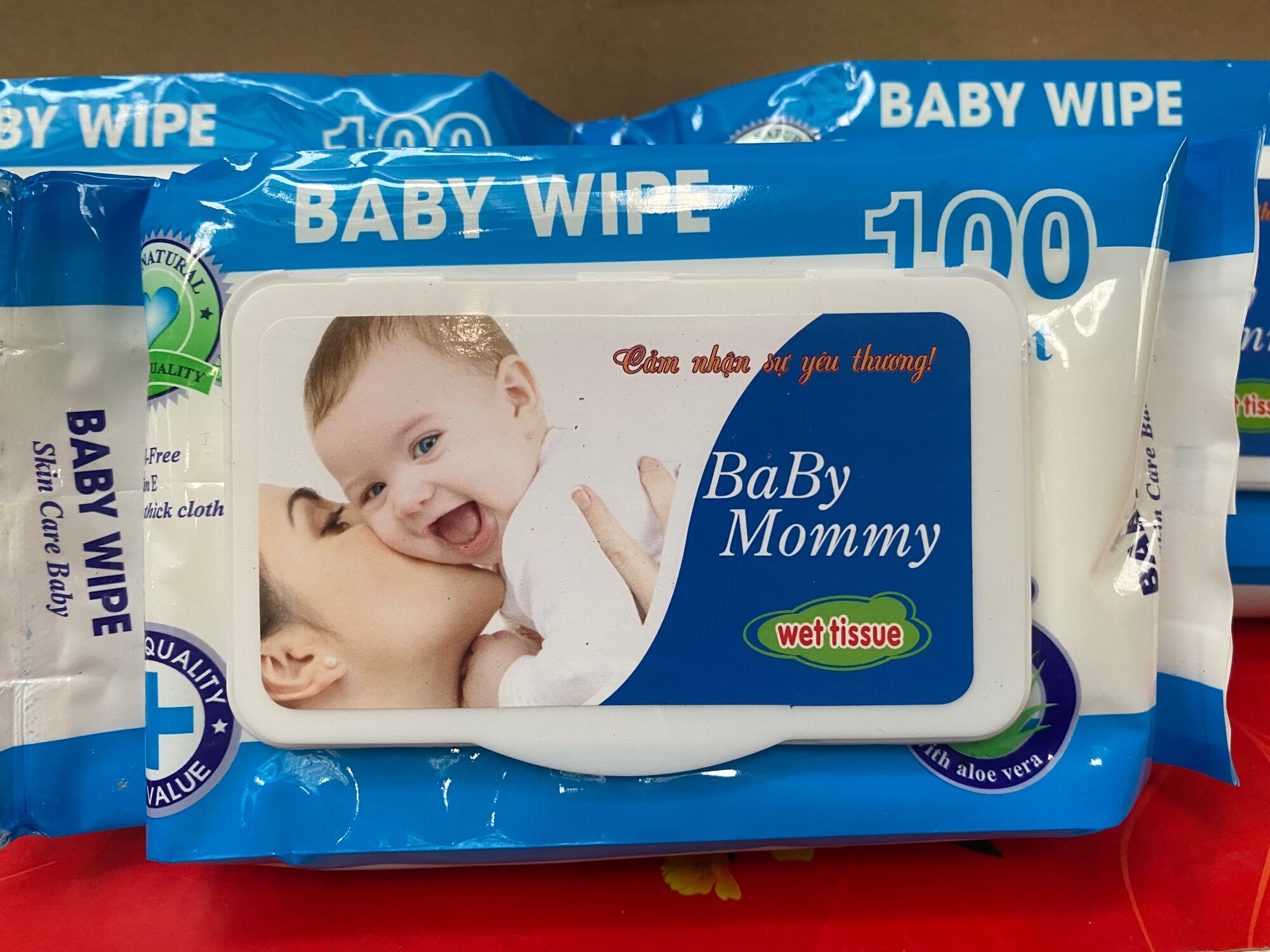 GIẤY ƯỚT BABY WIPE (Mầu Xanh)