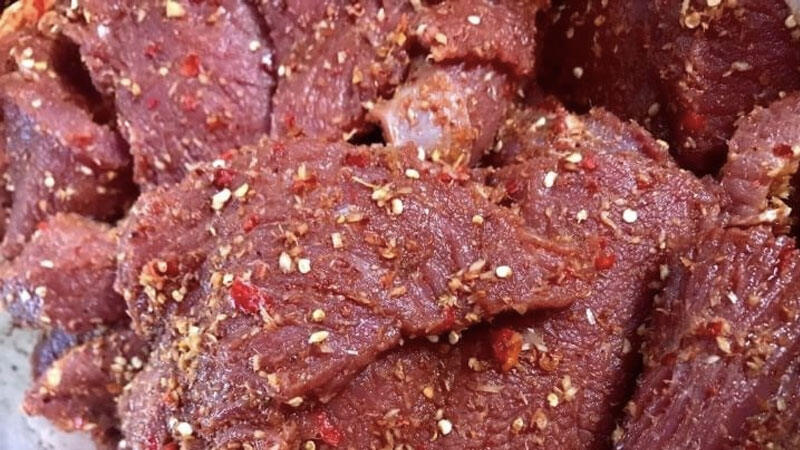 bò một nắng muối kiến vàng Krông Pa 1kg