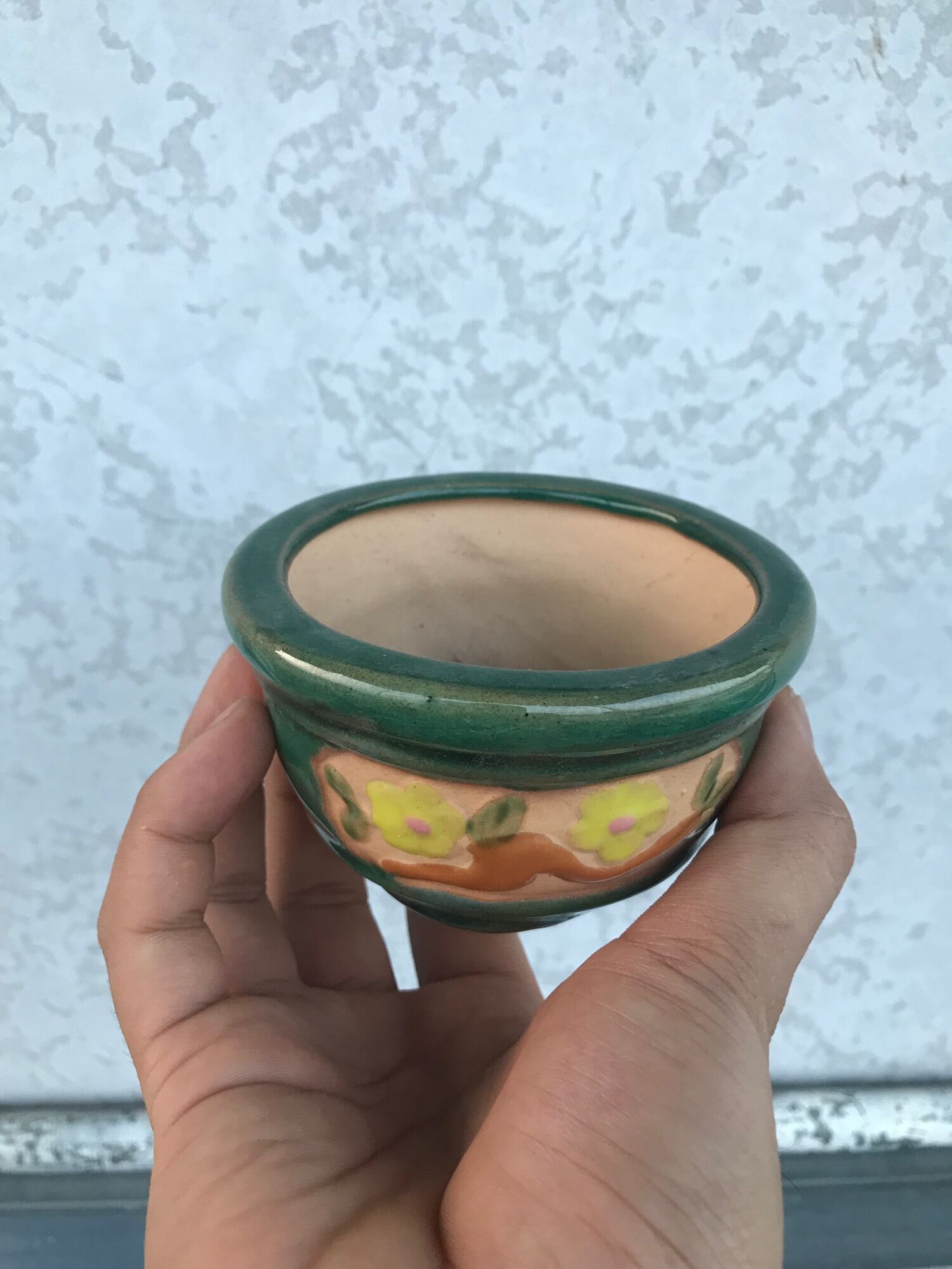 Chậu mini giả cổ (9x4,5cm)
