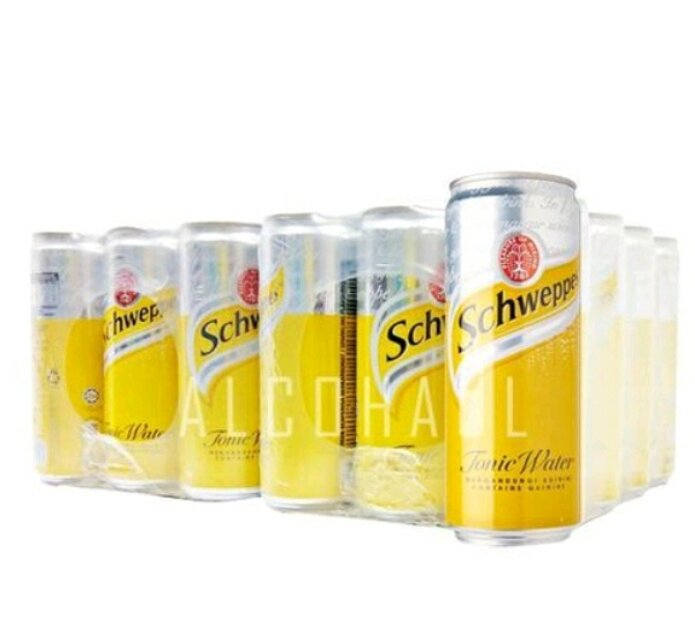 Thùng 24 Lon 330ml nước soda tonic Schweppes 330ml