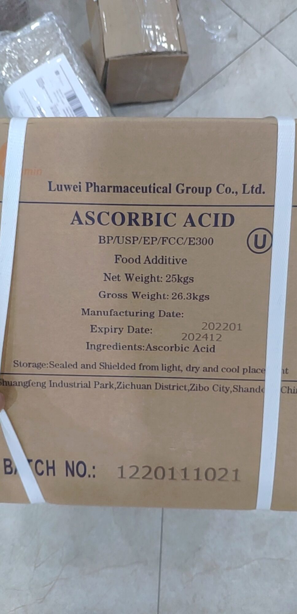 Vitamin C túi 500g ascorbic acid bột vitamin C tinh khiết axit ascorbic L-ascorbic acid