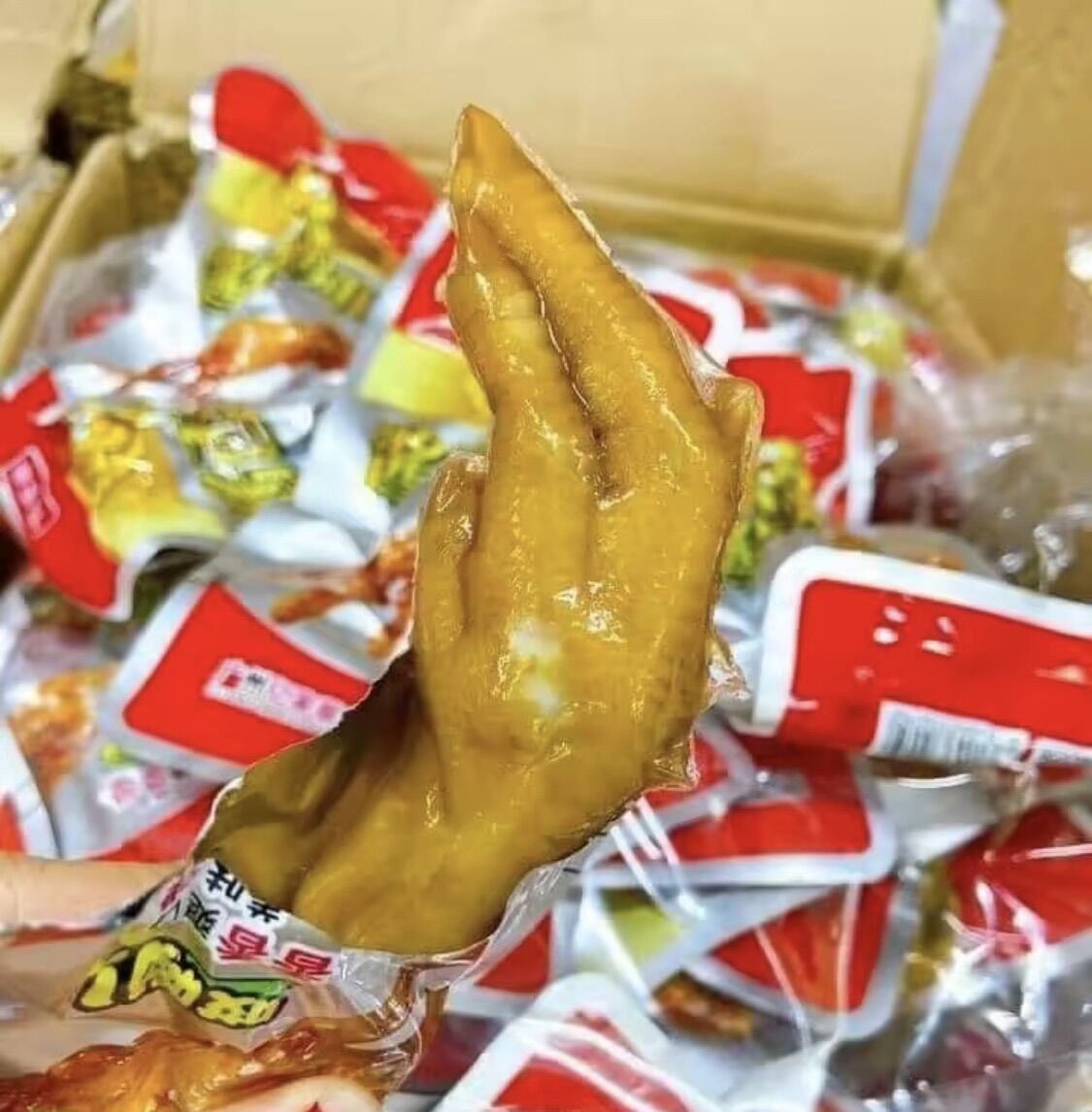 Chân gà tứ xuyên nội địa Trung đỏ cay