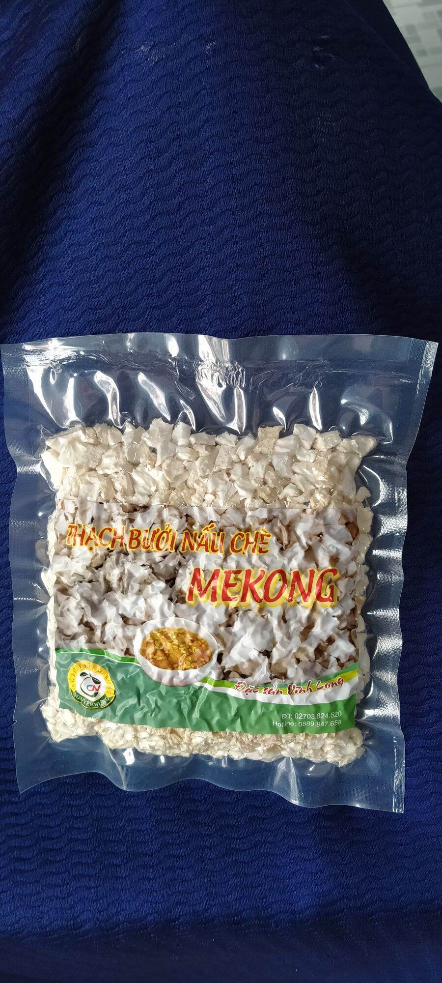 thạch bưởi nấu chè,làm trân châu (sấy khô)40gr/40chén
