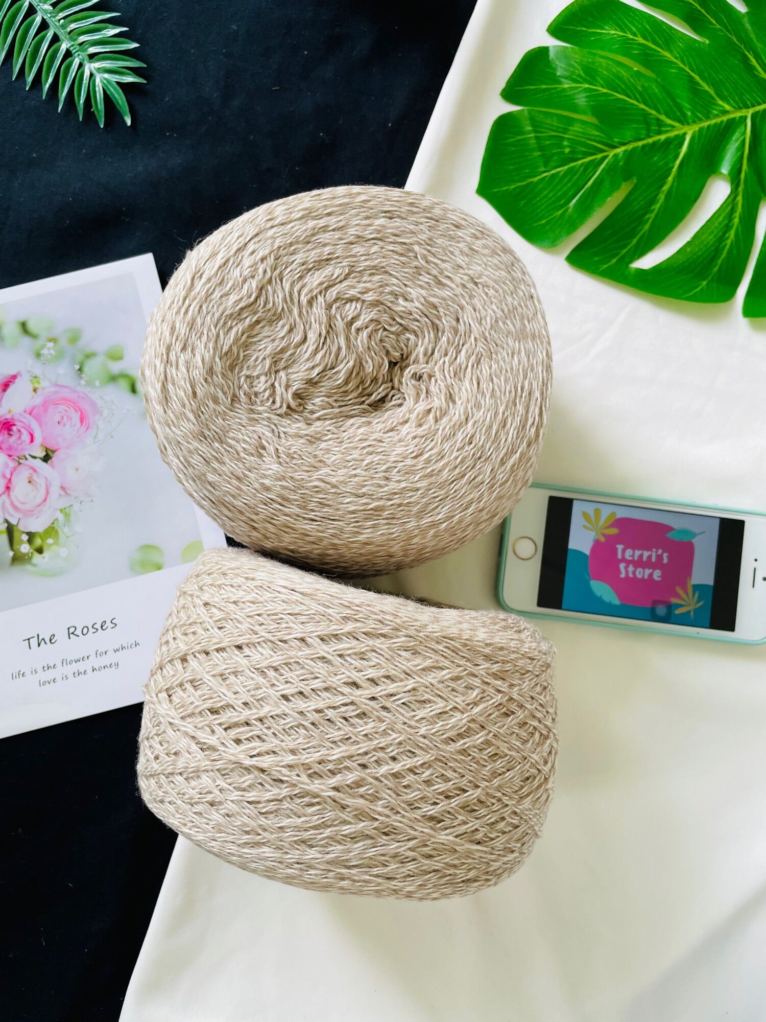 Yarn - Len Lambswool - Len Lông Cừu | Dùng cho các sản phẩm Thu Đông | Sợi đã chập - Cỡ sợi 1.0mm