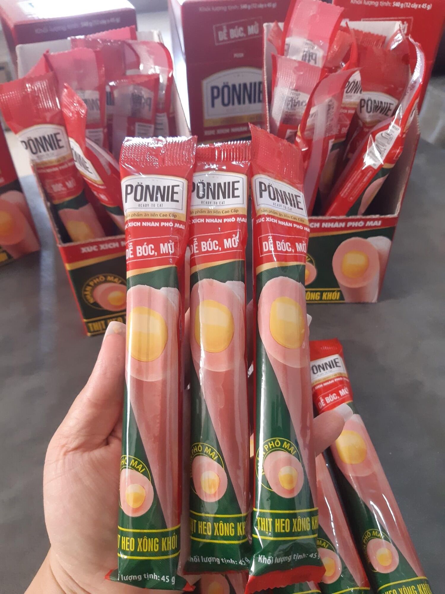 Xúc Xích Ponnie Nhân Phô Mai 45G (1 Cây)