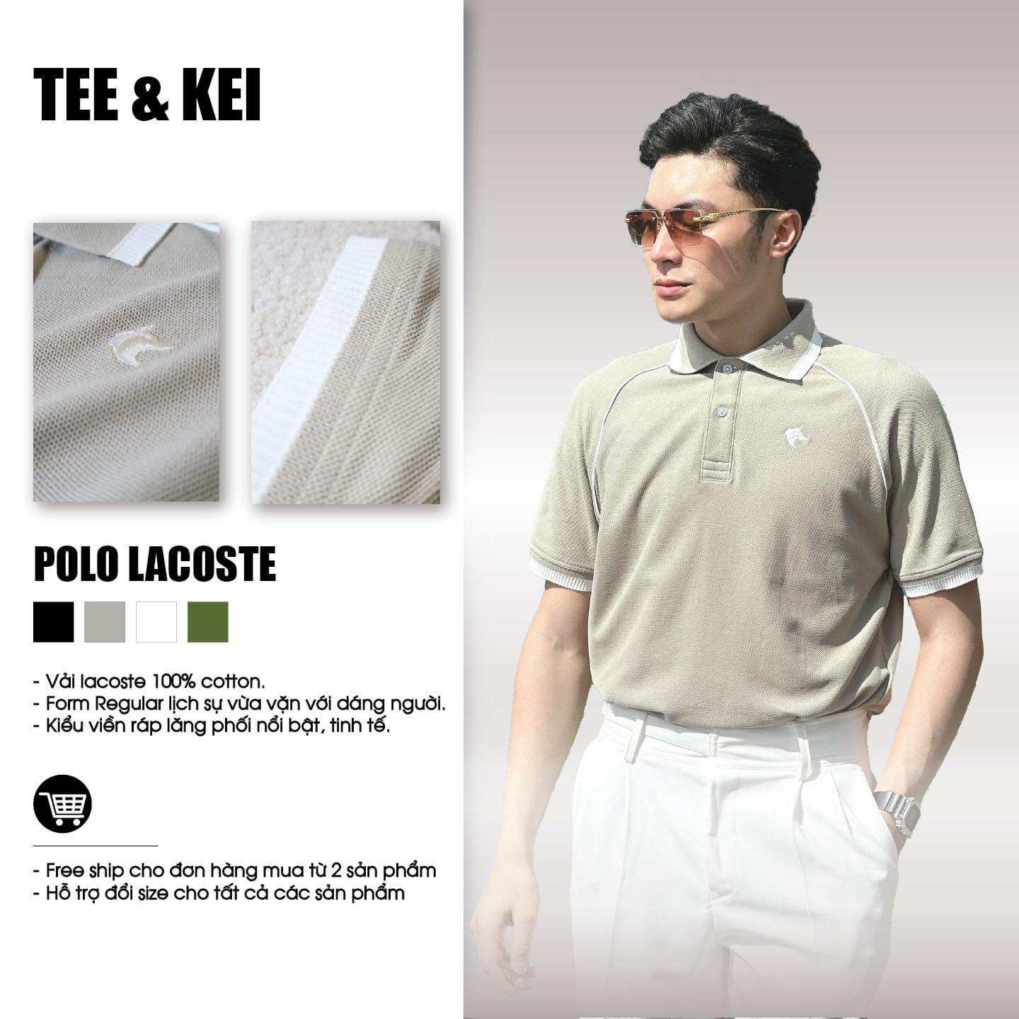 TEE & KEI - Áo Polo | Pique 100% Cotton