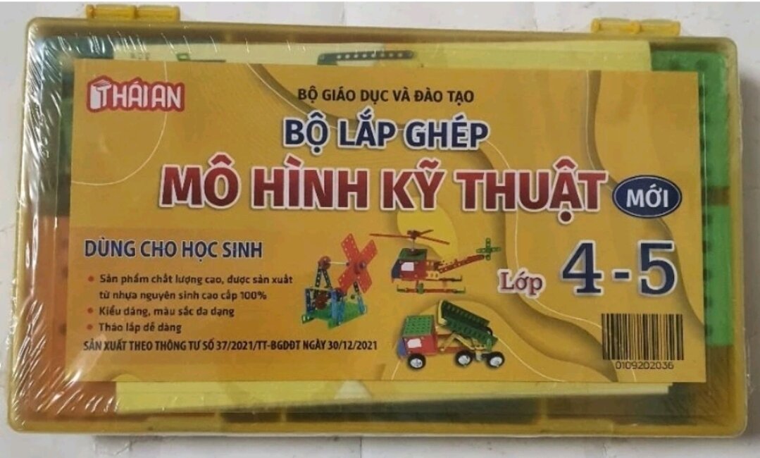 Bộ lắp ghép mô hình kỹ thuật lớp 4-5.