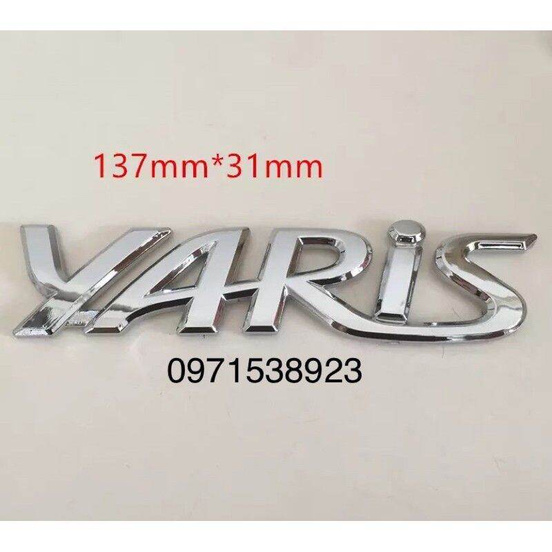 logo chữ VIOS CAMRY YARIS COROLLA HILUX