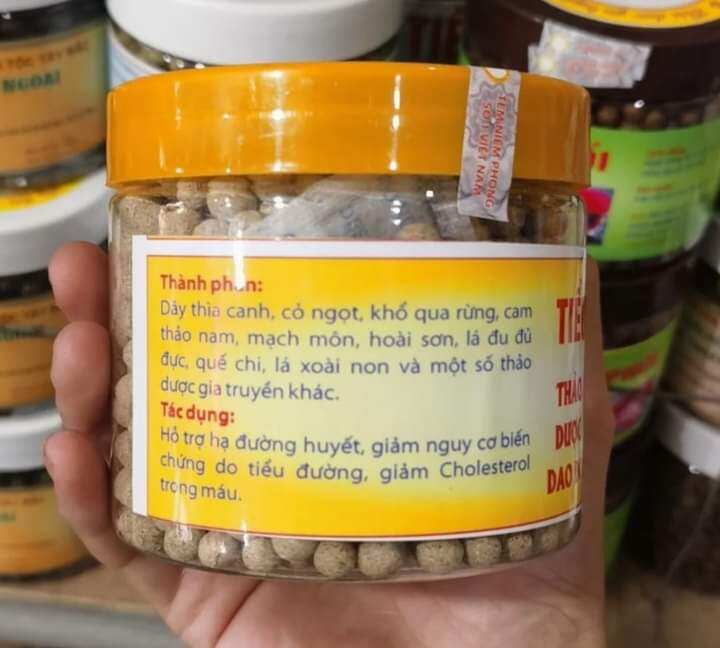 TIEU ĐUONG thuốc của dân tộc dao đỏ hộp 300g