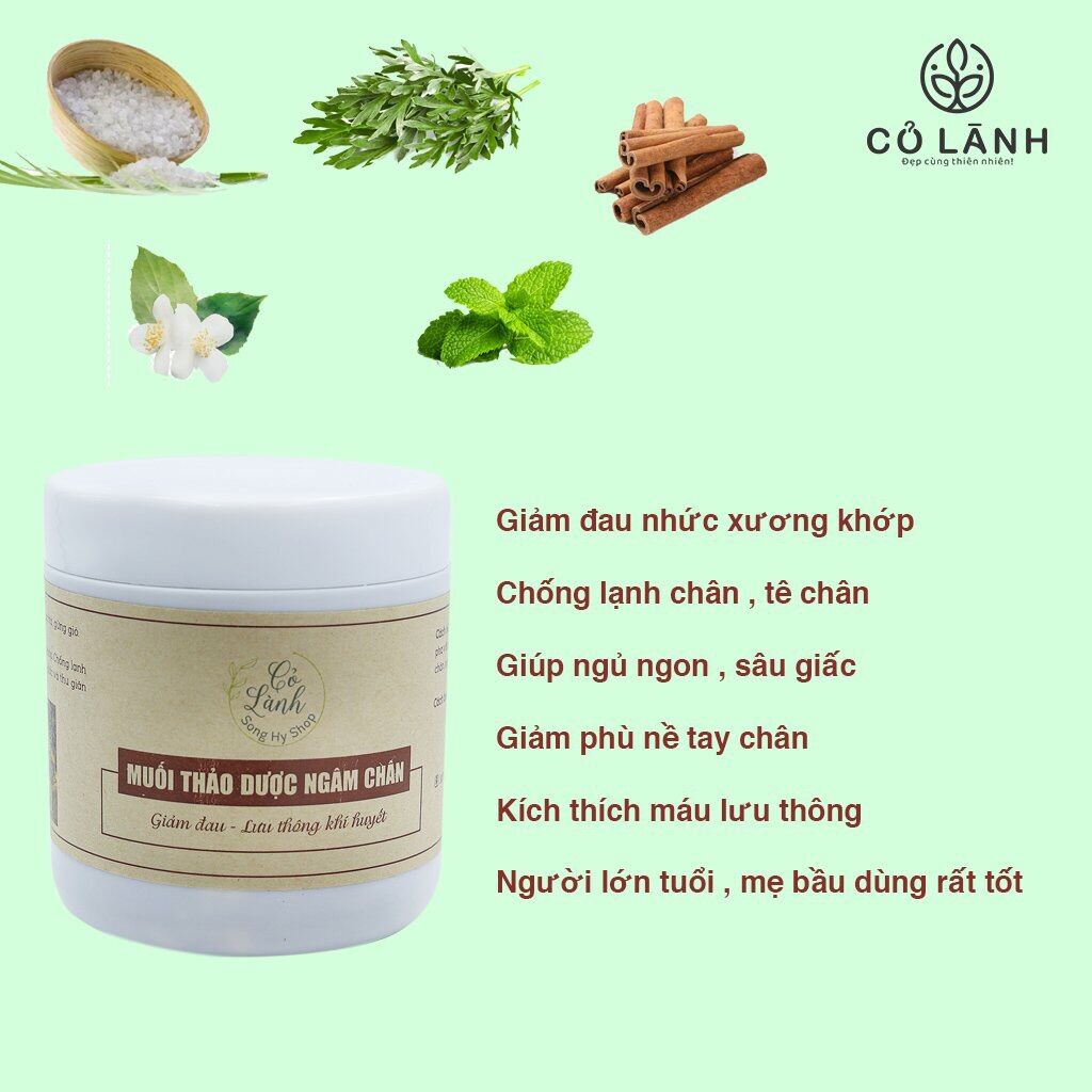 Muối ngâm chân thảo dược Cỏ Lành 400G