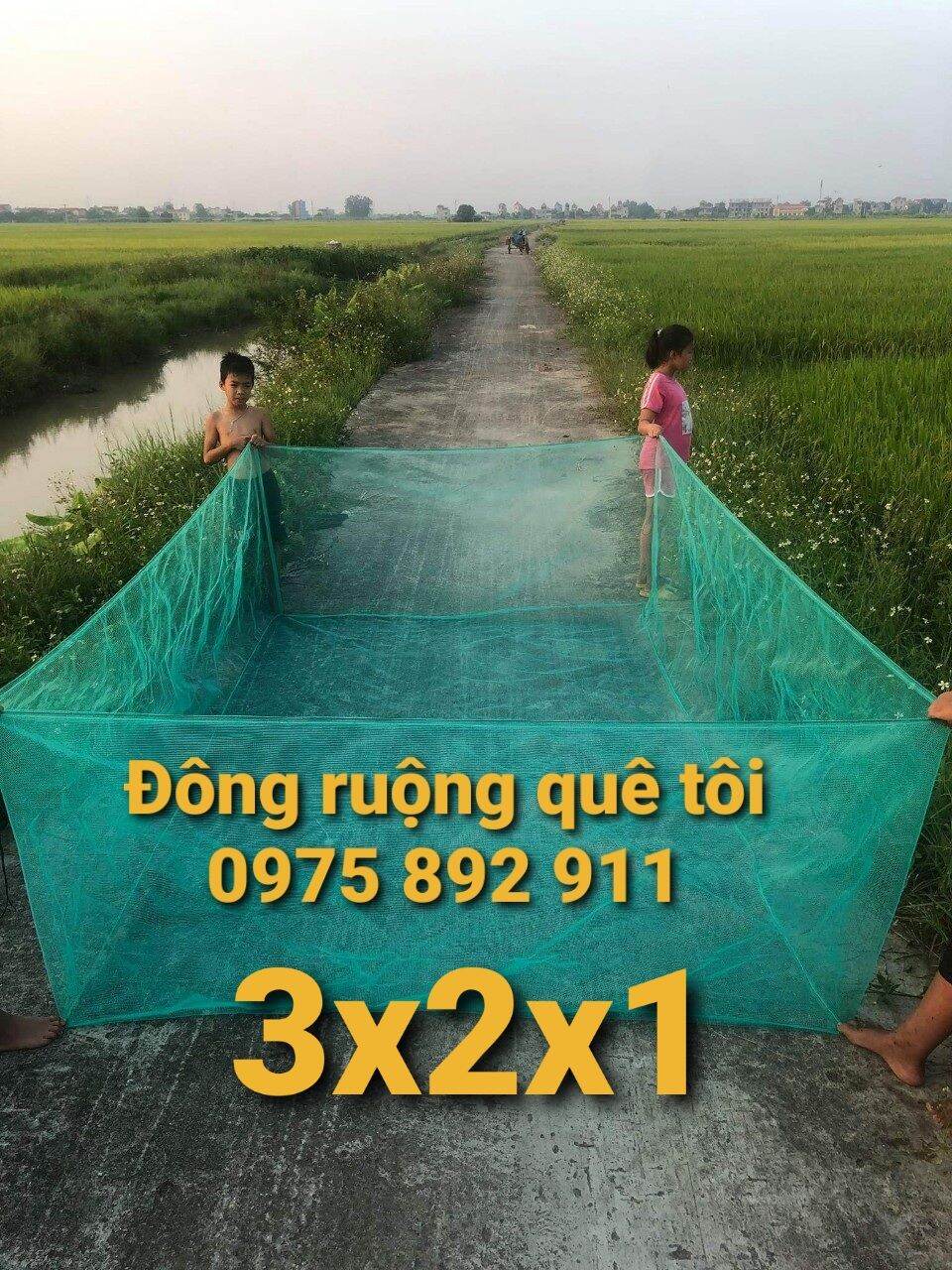 Tráng , lồng ,vèo nuôi ốc ếch cá 3x2x1