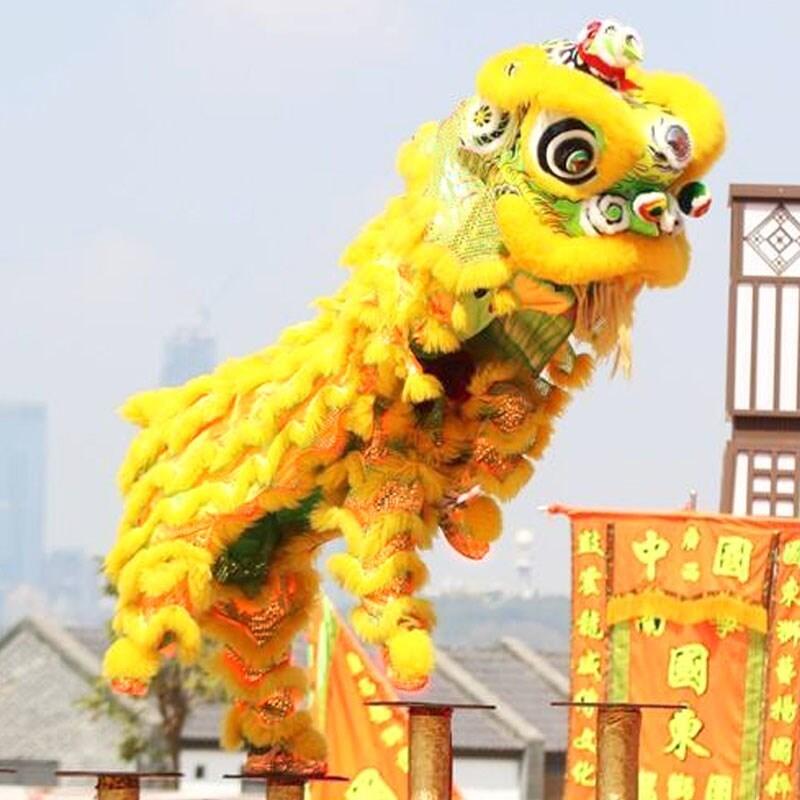 Bộ Trang Phục Múa Lân Đầy Đủ Bộ Quần Múa Lân Trang Trí Biểu Diễn Bộ Đồ Múa Lân Đôi Người Lớn Bộ Đồ M