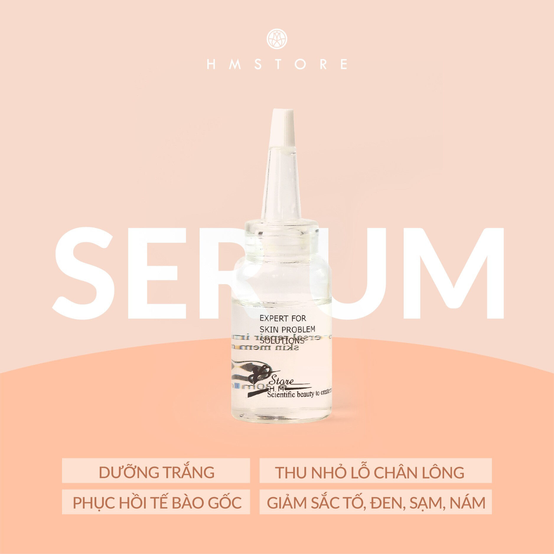 Serum dưỡng trắng hm store