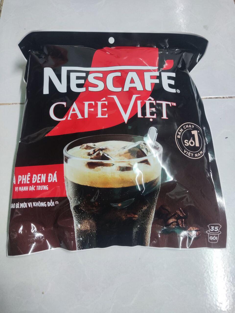 Cà phê đen hòa tan Nescafé Việt (Túi 35 gói x 16g)