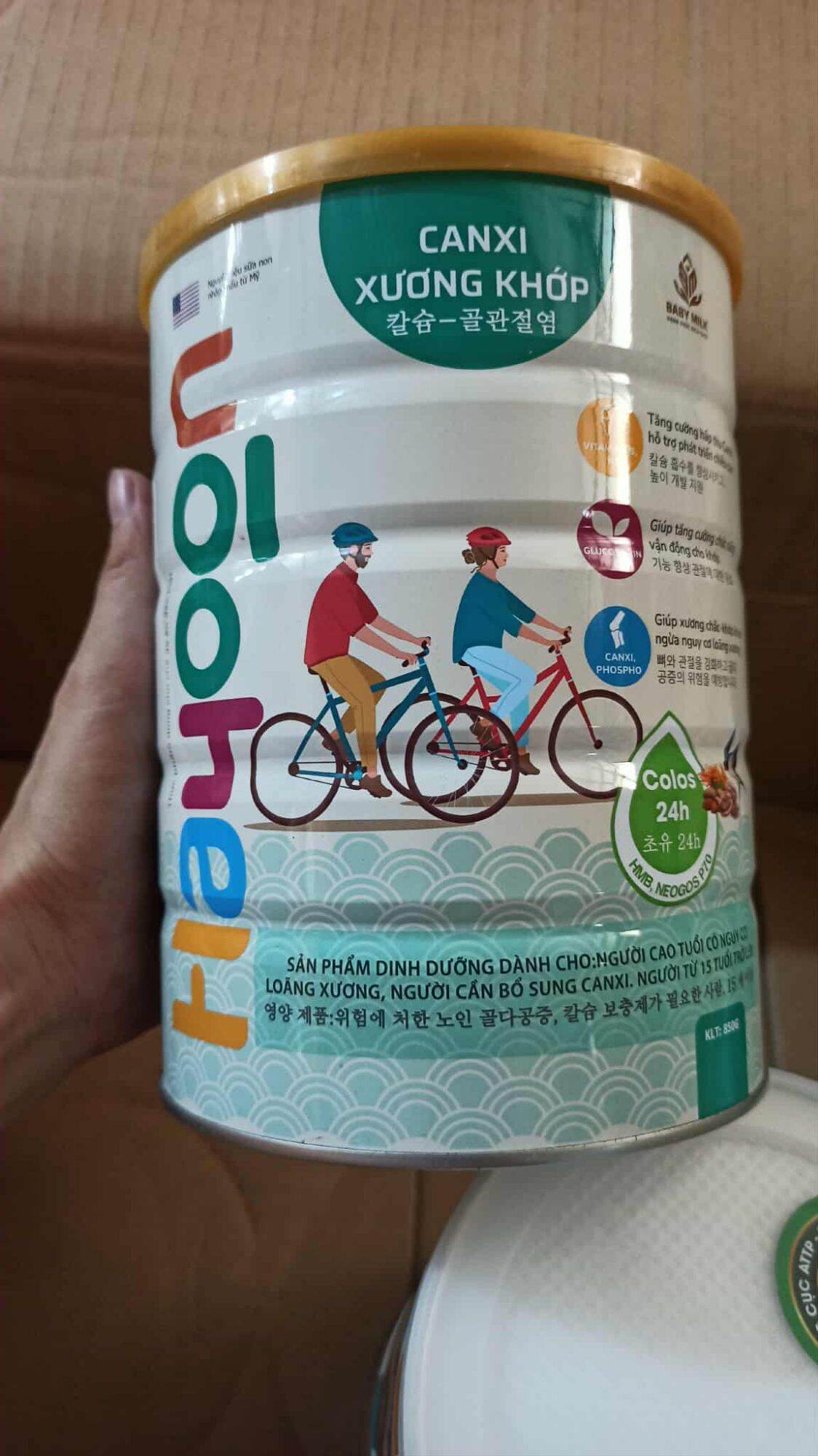 Sữa Canxi  850g tốt cho người cao tuổi xương khớp.