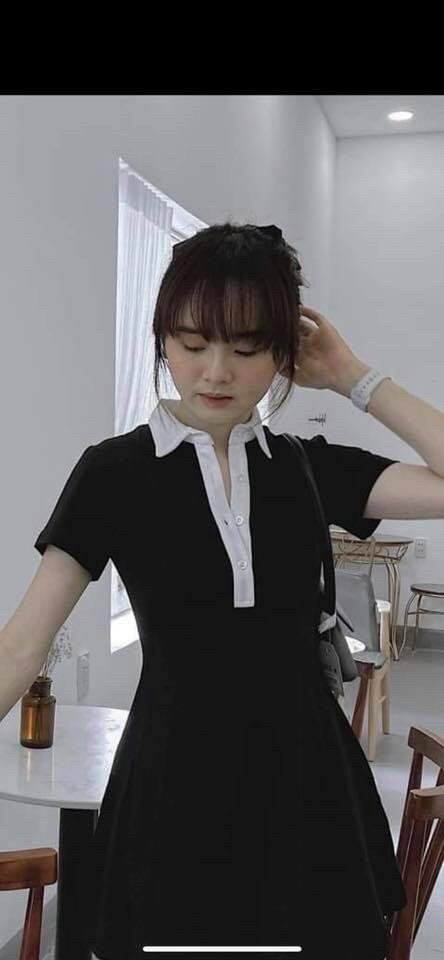 Đầm cổ trụ bigsize