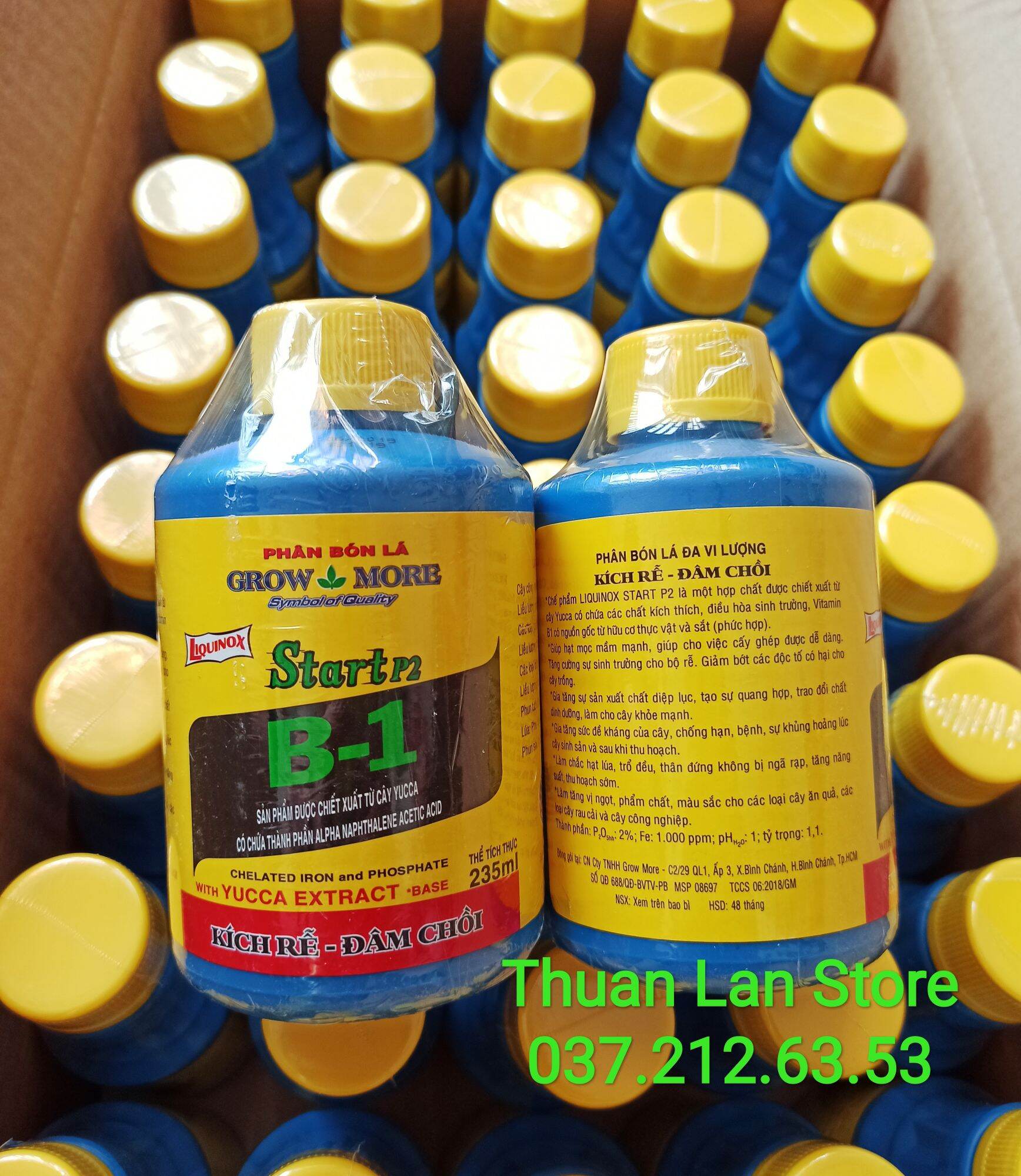 Phân Bón Lá Vitamin B1 Grow More chai 235ml