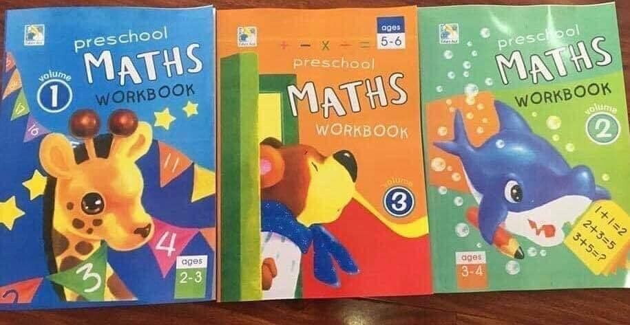 Combo 3q- preschool math toán sing cho bé mầm non