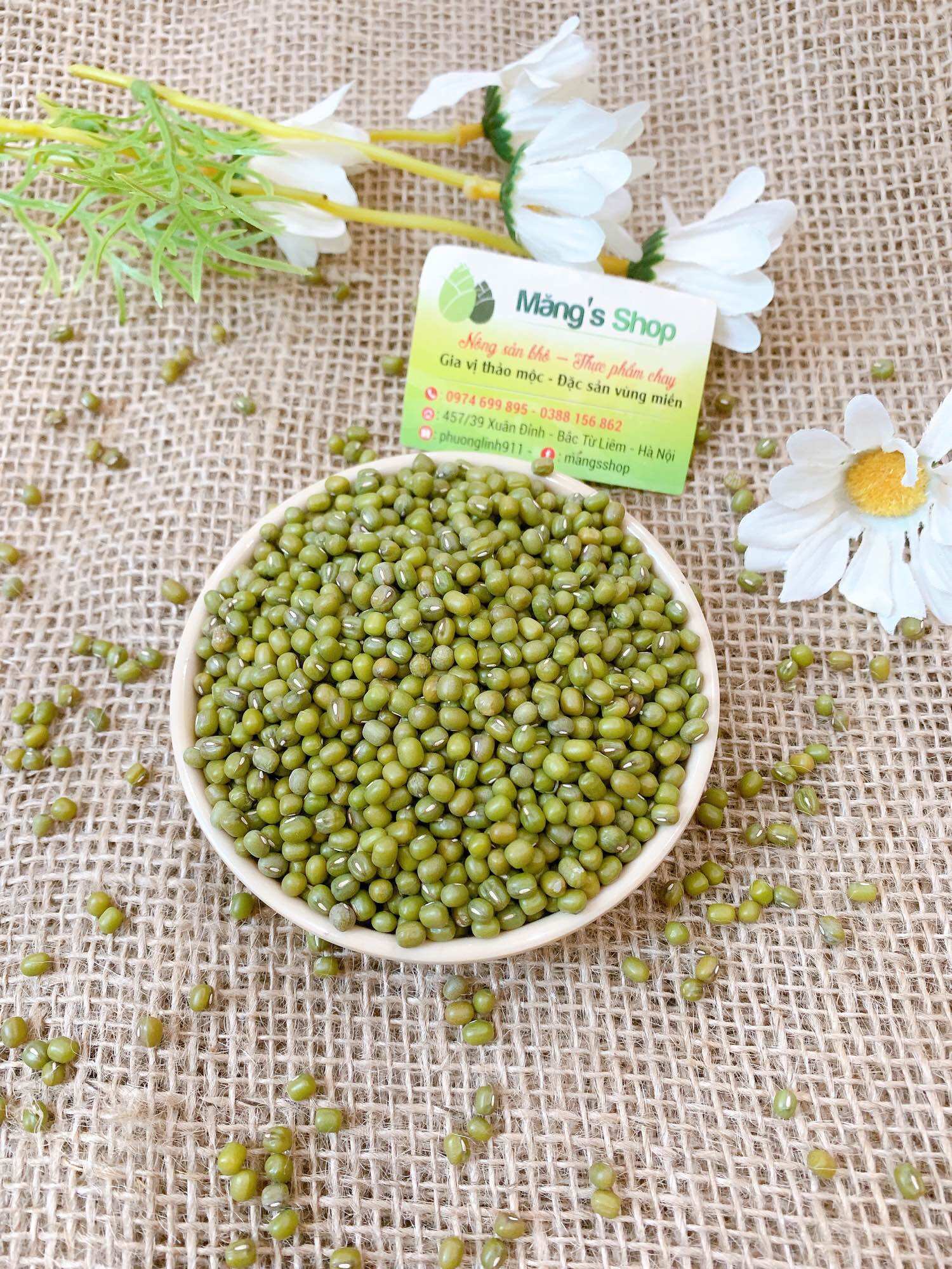 Đậu xanh quê nguyên hạt loại 1 : Thơm - Bở (1kg Hút chân không)