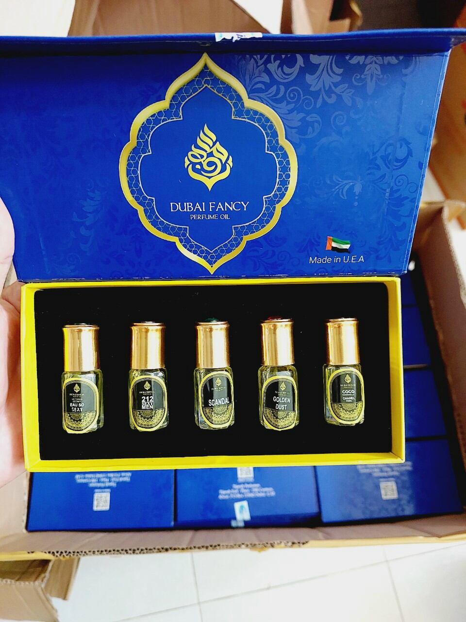 Sét nước hoa đubai 5 chai