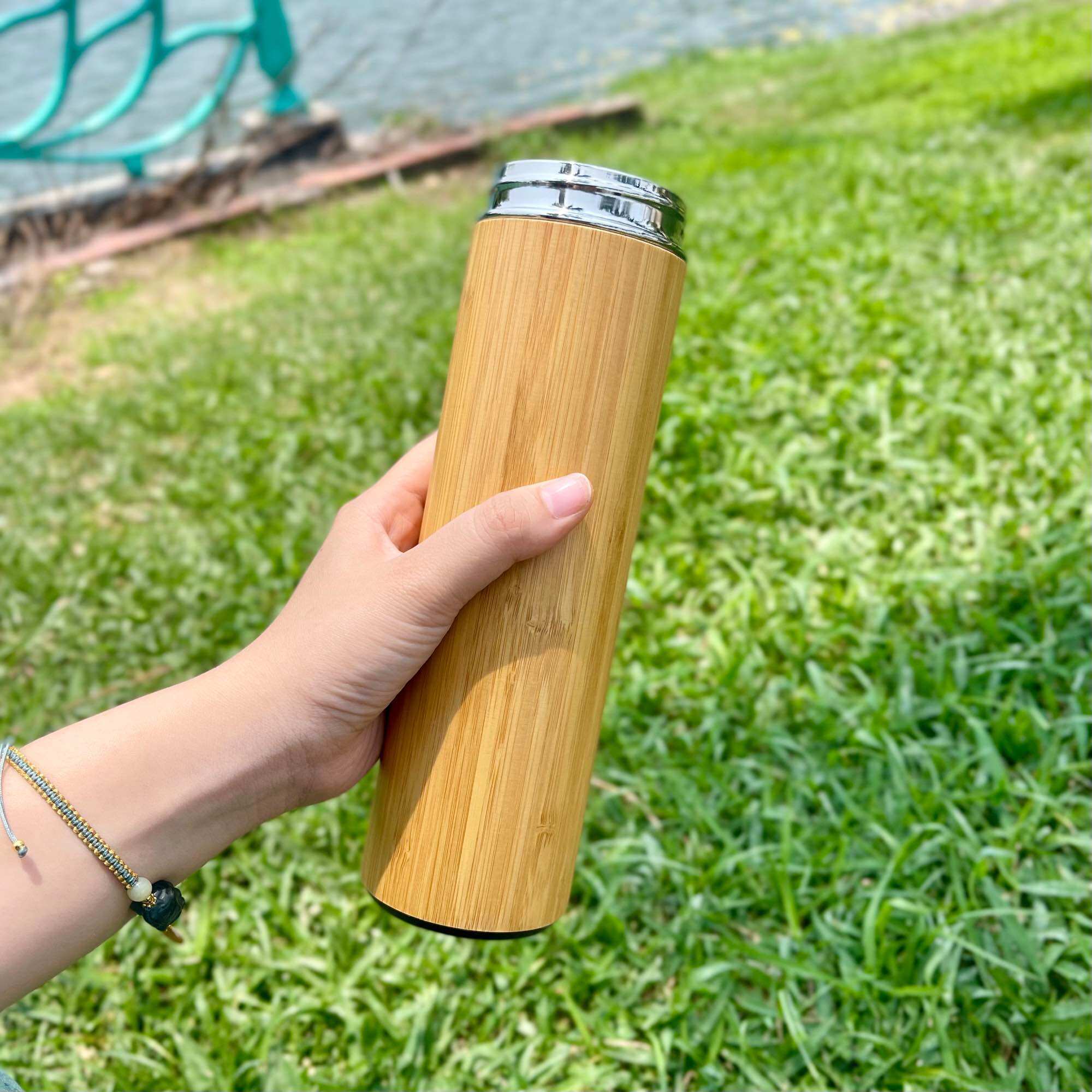 Bình Giữ Nhiệt Thân Tre (350ml-450ml)