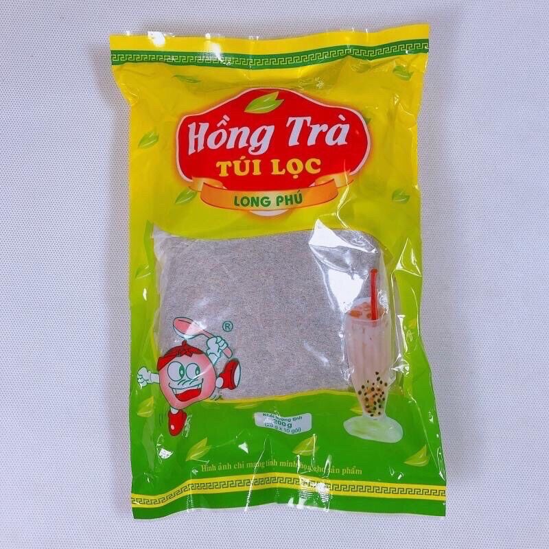 HỒNG TRÀ TÚI LỌC LONG PHÚ 200g