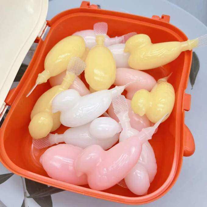 Thạch rau câu vịt kèm vali
