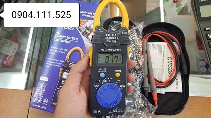 Ampe kìm đo dòng AC Hioki CM-3289 (1000A True RMS)