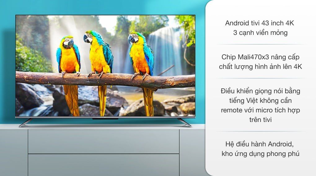 Android Tivi TCL 43 inch 43P715