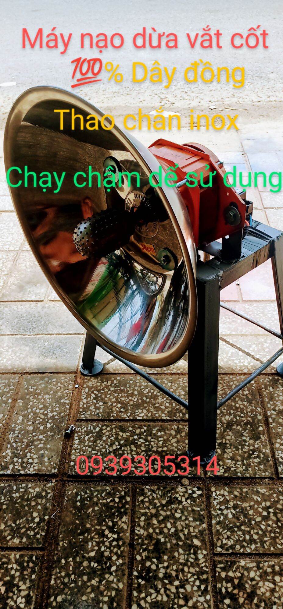 Máy nạo dừa sợi nhuyễn