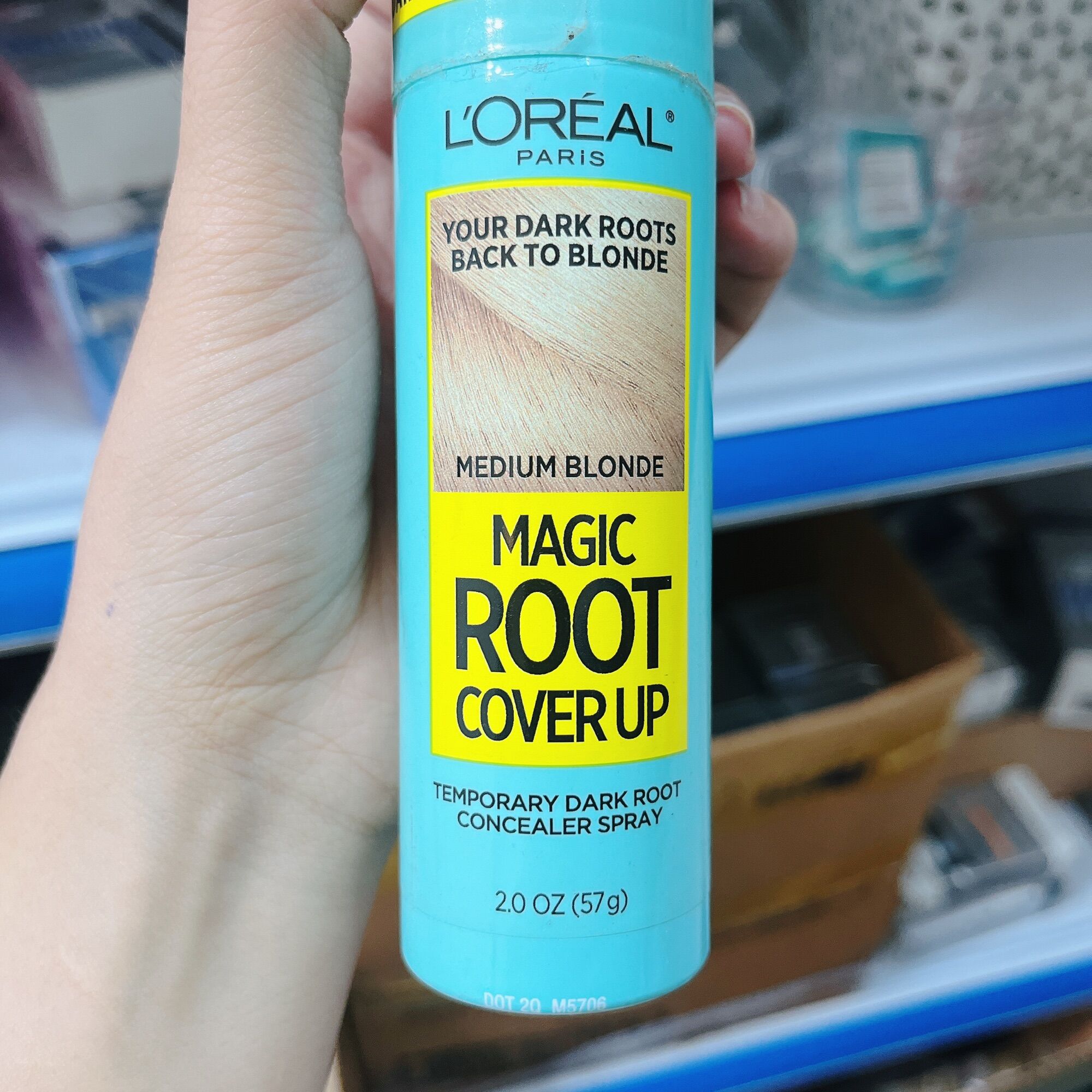 Thuốc nhuộm chân tóc bạc tạm thời Loreal Magic RôtCover up