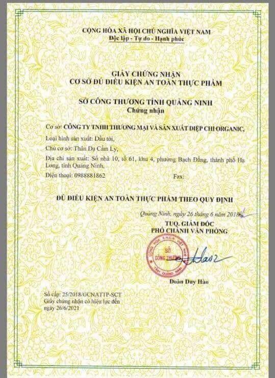 [HCM]Tinh dầu tỏi diệp chi