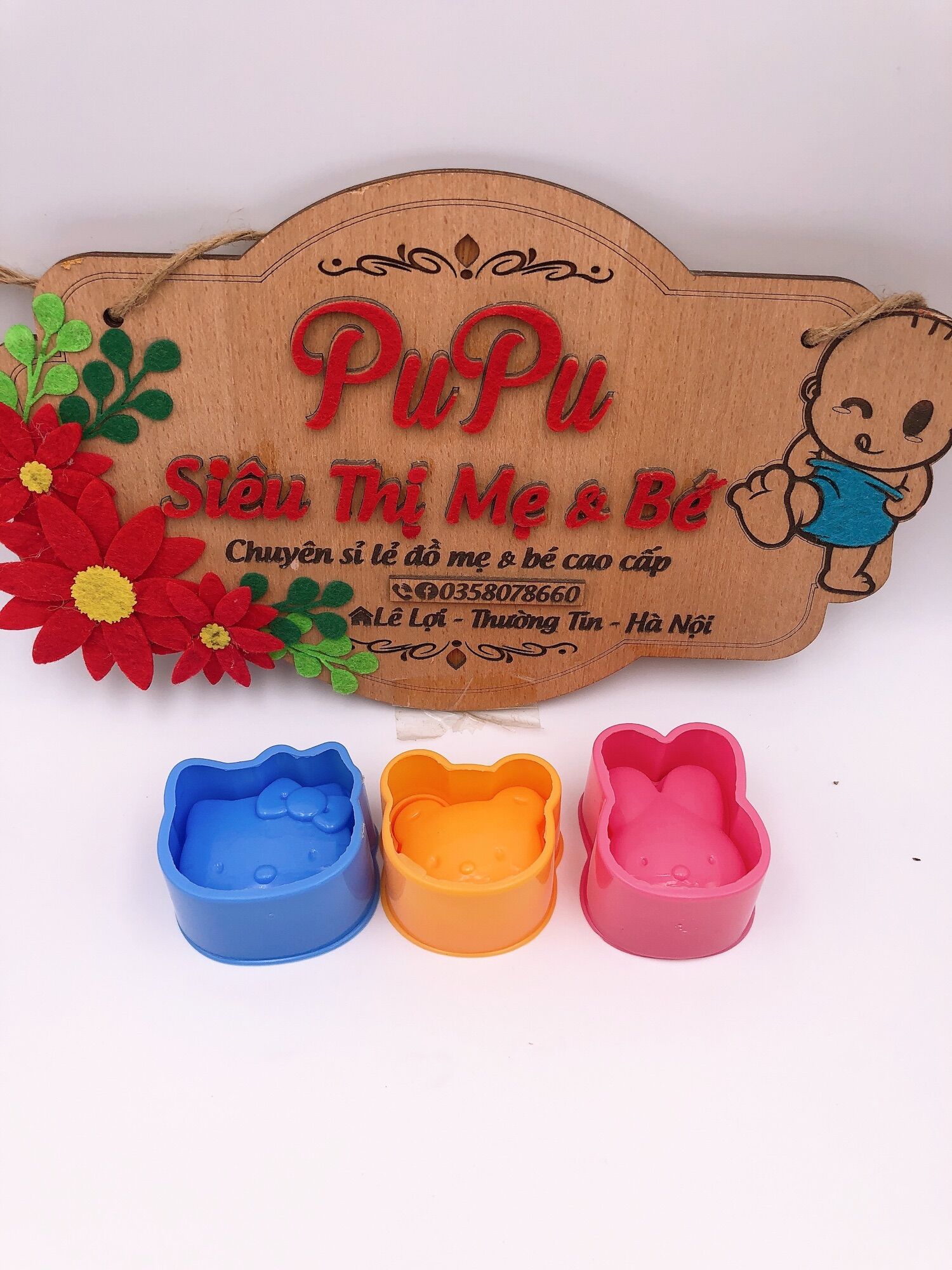 [FREE SHIP - BÁN CHẠY] Sét 3 Khuôn Làm Cơm BenTo Cho Bé