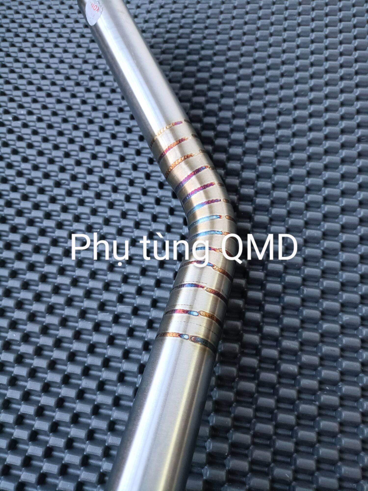 Cổ pô Ab125 2013-21 + Click inox 304 vân titan