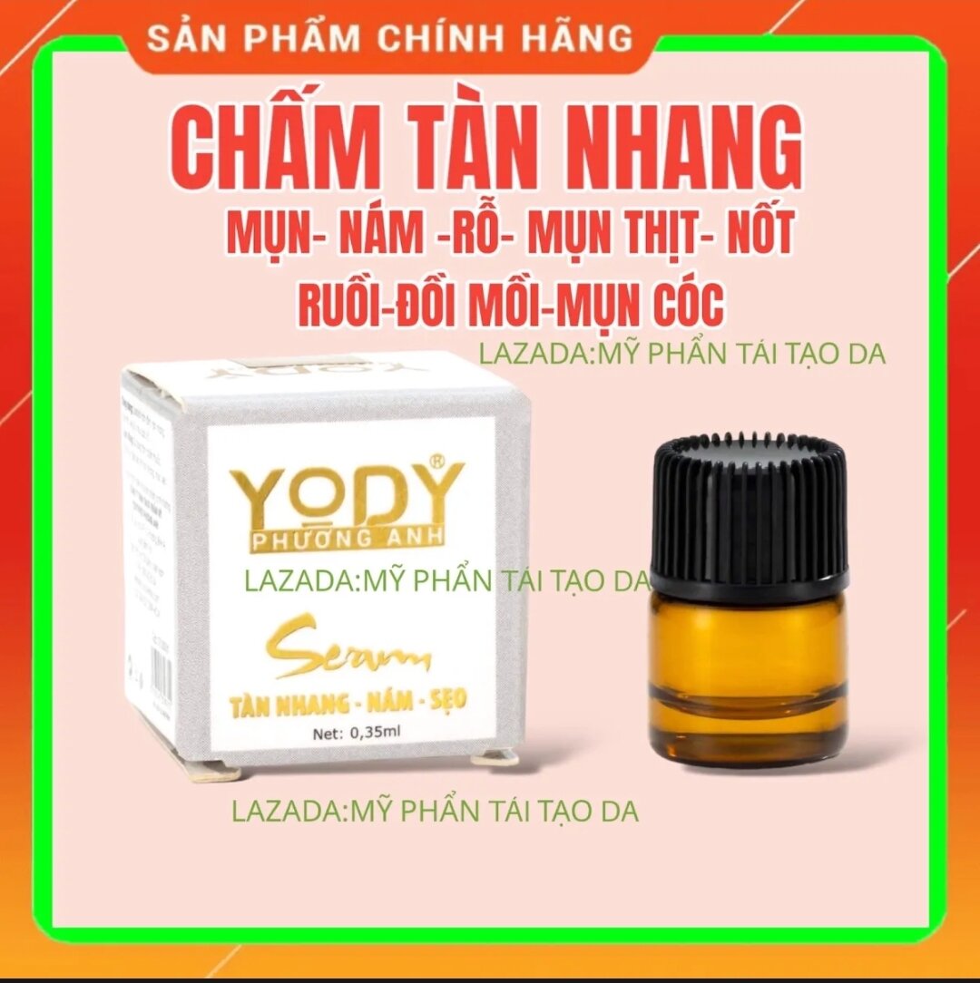 Chấm tàn nhang nám sẹo rỗ phương anh yody white 0.35ml